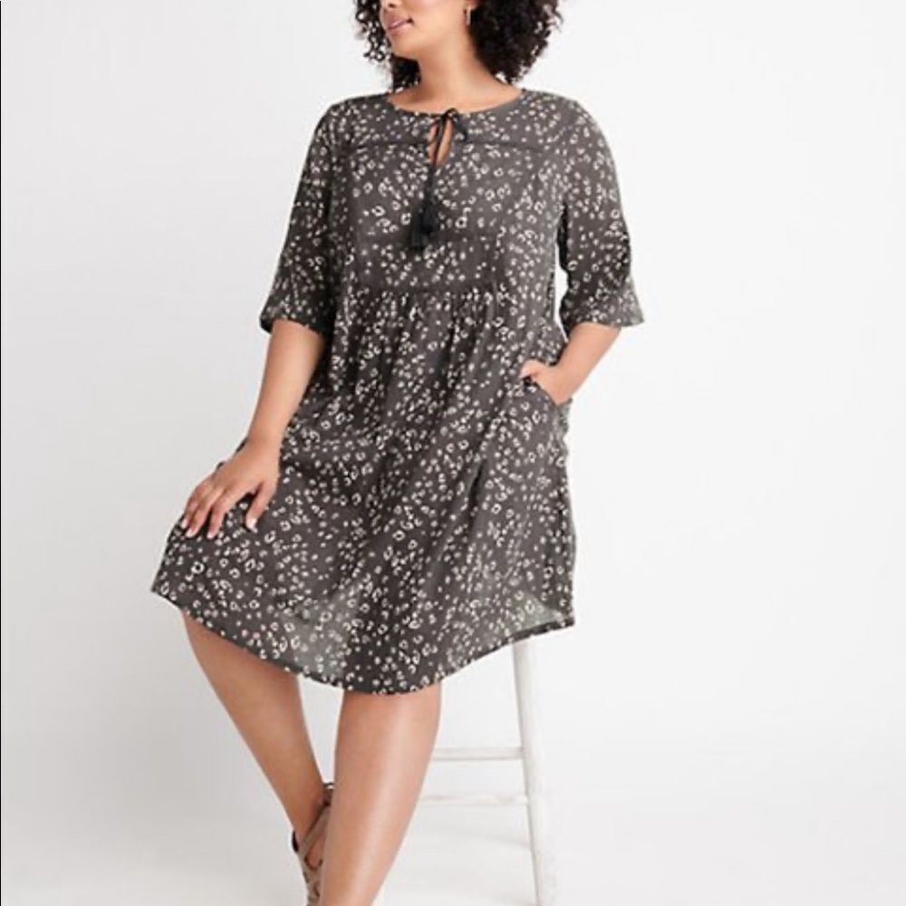 Ryllace leopard print tassel dress boho‎